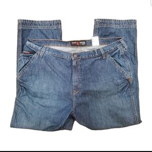 Ariat FR Jeans M4 BOOT CUT Flame Resistant 44×32 Blue Jeans EUC